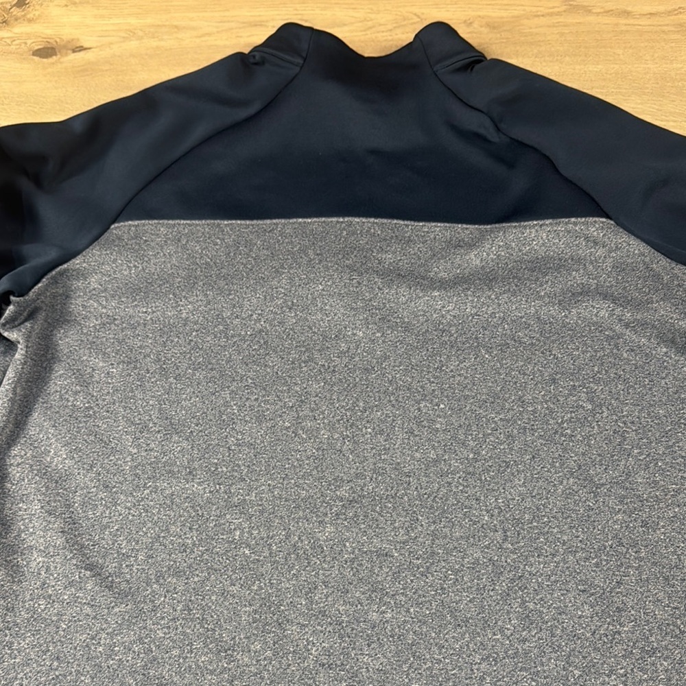 Nike Men's Therma Core Navy Blue Half-Zip Golf Pullover long sleeve - Picture 9 of 10